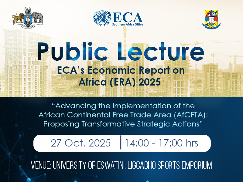 Public lecture & ECA’s Economic Report on Africa (ERA) 2025