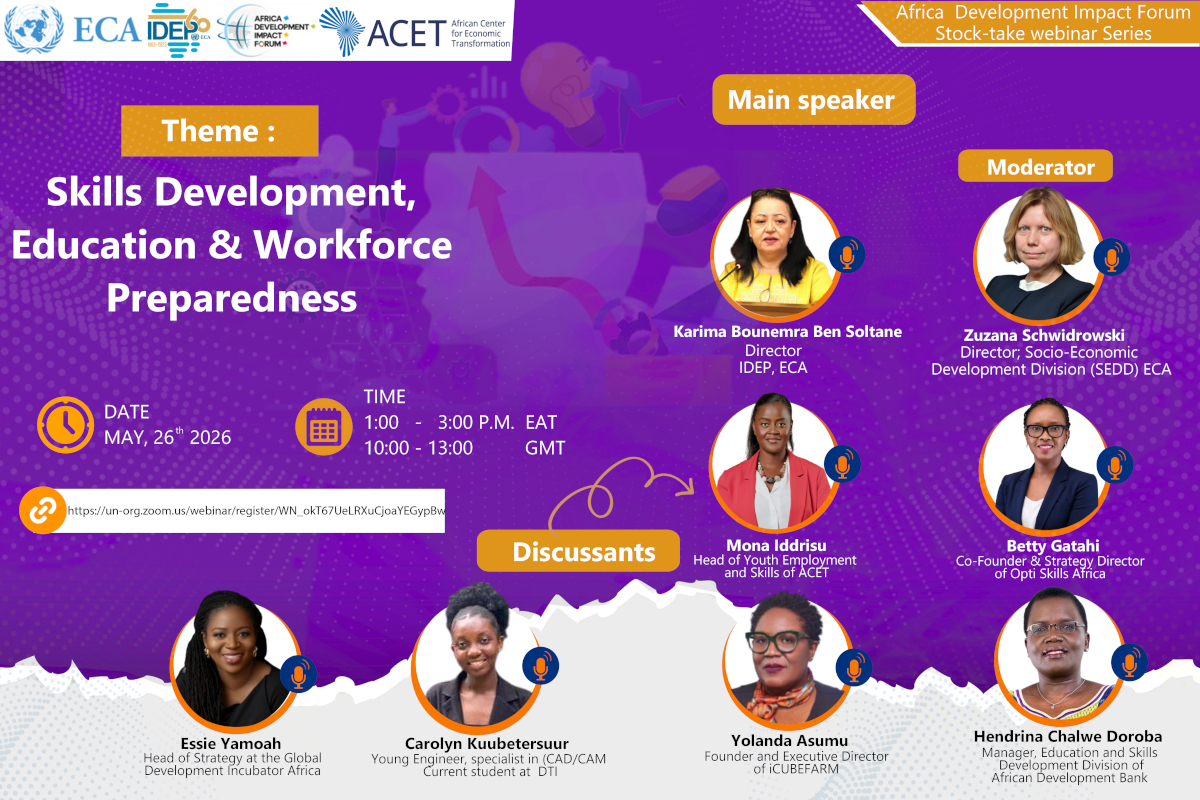 Skills Development, Education & Workforce Preparedness