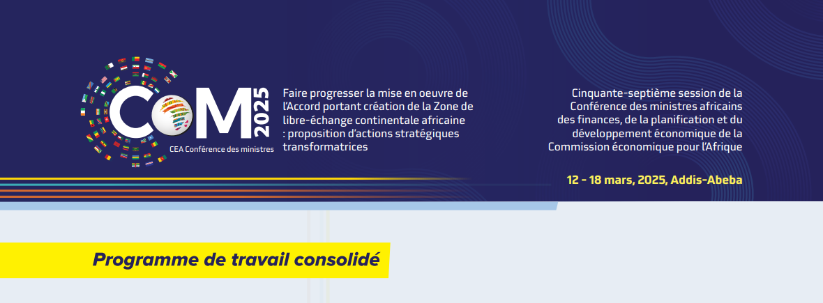 CoM2025 - Programme de travail consolidé