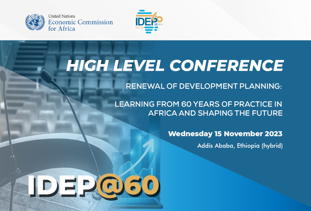 High level conference to celebrate the 60th anniversary of IDEP