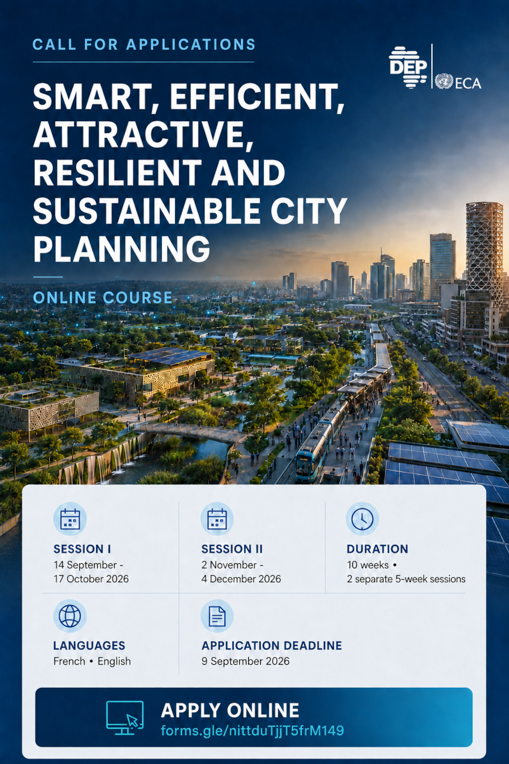 Smart, efficient, attractive, resilient and sustainable city planning