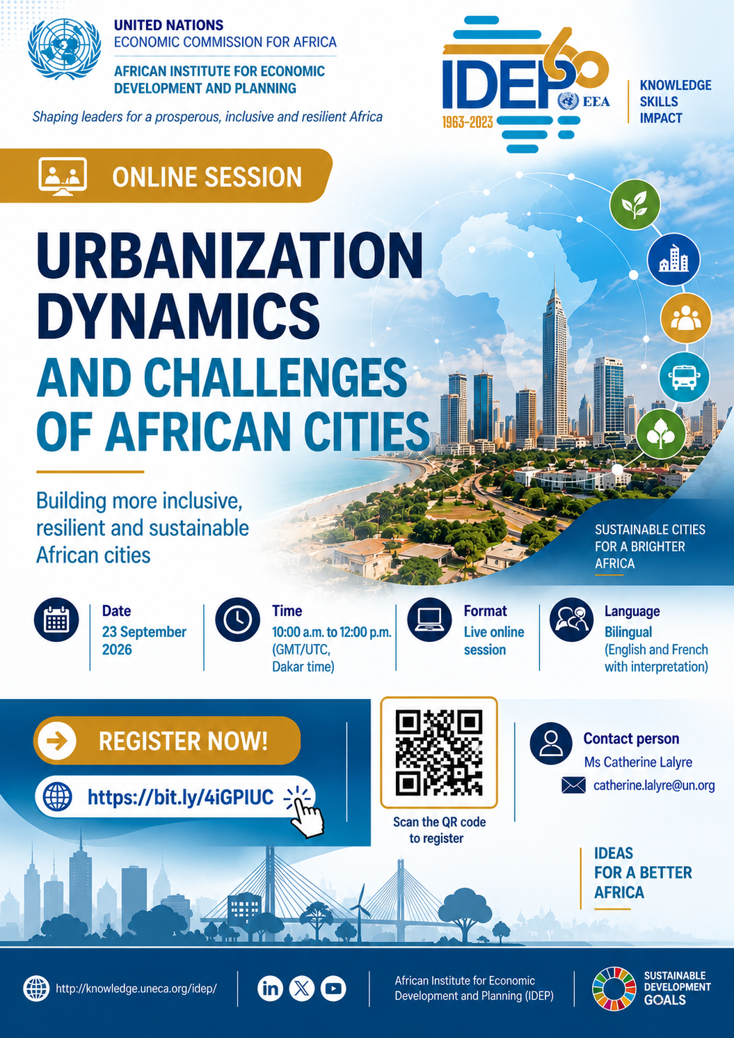 Webinar - Urbanization dynamics and challenges of African cities