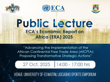 Public lecture & ECA’s Economic Report on Africa (ERA) 2025