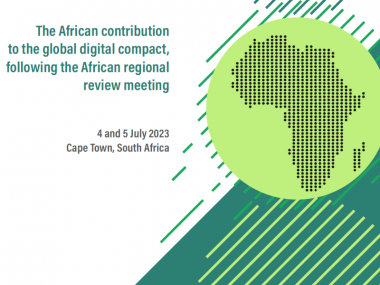 Presentation of the Outcome of the Regional Review Meeting on Africa's Contribution towards the Global Digital Compact: UNECA Dialogue