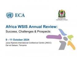 Africa WSIS Annual Review: Success, Challenges & Prospects
