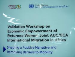 Validation Workshop on Returnee Women’s Empowerment Dynamics - Day 1