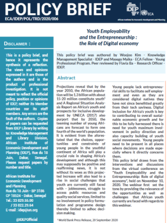 Youth Employability and the Entrepreneurship: The Role of Digital Economy