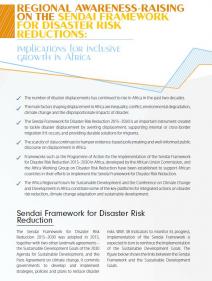 Regional awareness-raising on the sendai framework for disaster risk reductions