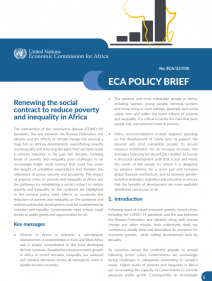 Renewing the social contract to reduce poverty and inequality in Africa
