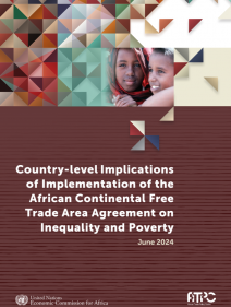 Country-level Implications of Implementation of the African Continental Free Trade Area Agreement on Inequality and Poverty