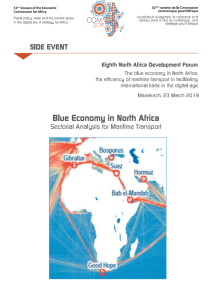 Blue Economy in North Africa - Sectorial Analysis for Maritime Transport