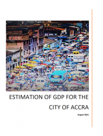 Estimation of GDP for city of Accra