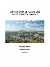 Construction of Maseru city gross domestic product : Final report
