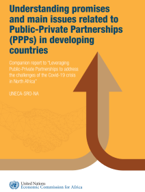 Understanding promises and main issues related to Public-Private Partnerships (PPPs) in developing countries