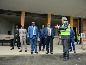 Visit to Africa Hall by Dennis Francis, President of the United Nations General Assembly