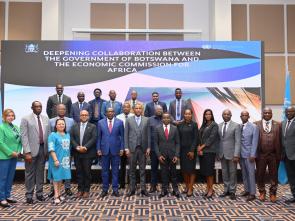 Meeting with Botswana’s Cabinet led by President Duma Boko