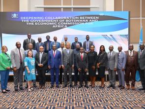 Meeting with Botswana’s Cabinet led by President Duma Boko
