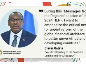 New level of urgency is needed to reverse lagging SDGs progress and regression – ECA’s Gatete