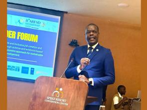 Allocution d’Aboubakri Diaw lors de l’évènement préparatoire au Forum sur le genre de la onzième session du Forum régional africain pour le développement durable (ARFSD-11)