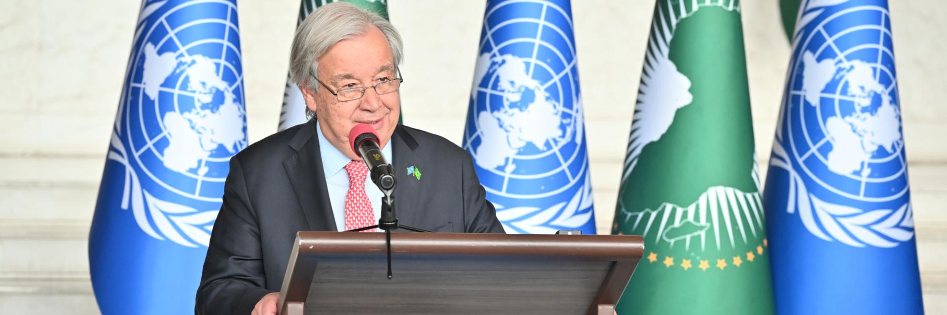 Secretary-General’s bilingual statement to the media following the annual AU-UN conference