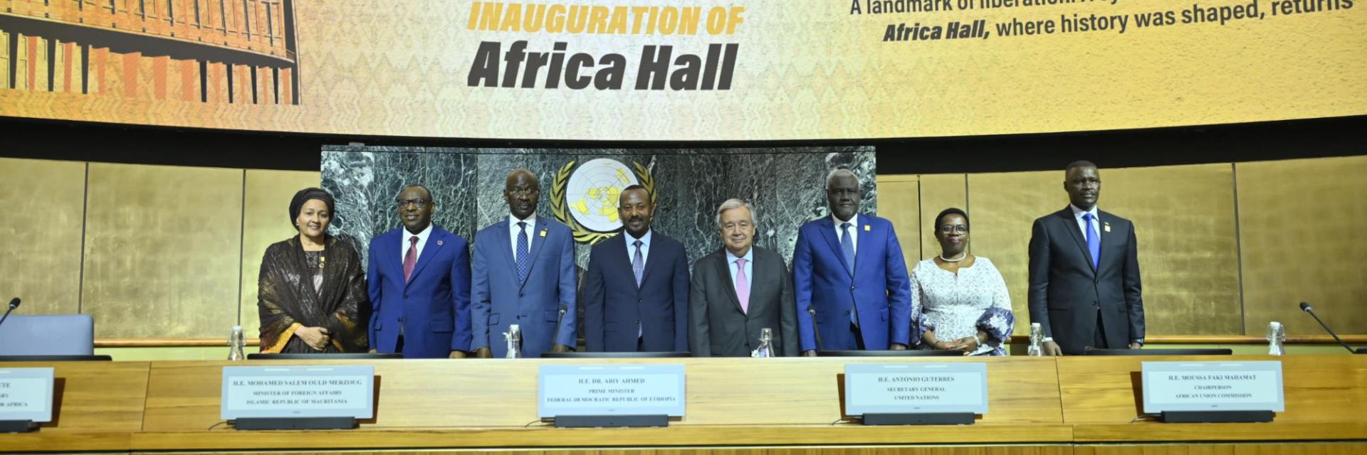 Historic Gathering at Newly Renovated Africa Hall Commits to Forging a Sustainable Future