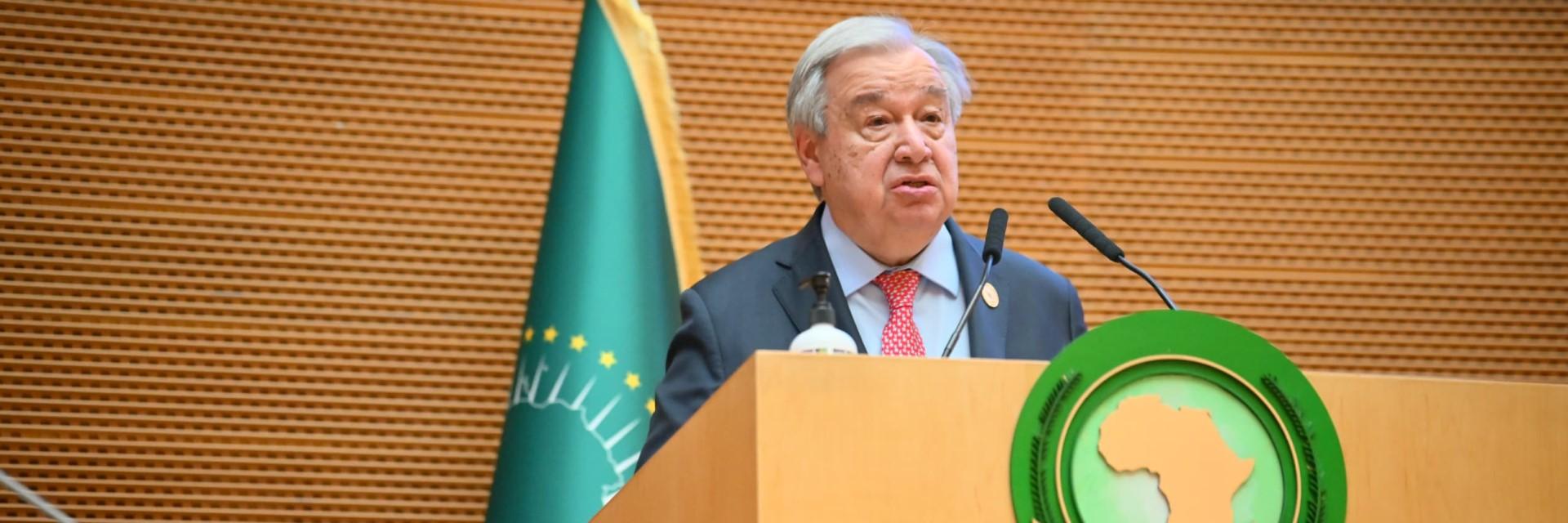 Remarks by the UN Secretary-General at the opening of the 38th African Union Summit