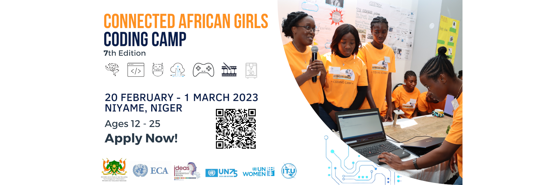 All set for the 7th Connected African Girls Coding Camp in Niamey