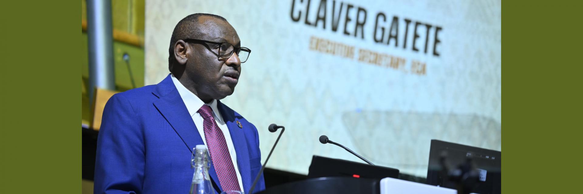 Statement by Mr. Claver Gatete at the re-inauguration of the renovated Africa Hall