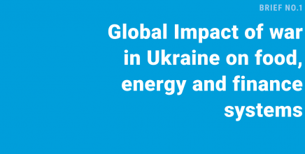 Global Impact of war in Ukraine on food, energy and finance systems